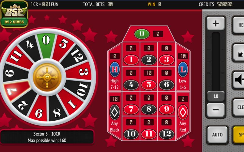 Hướng dẫn các bước chi tiết để tham gia Game mini roulette tại B52 Club