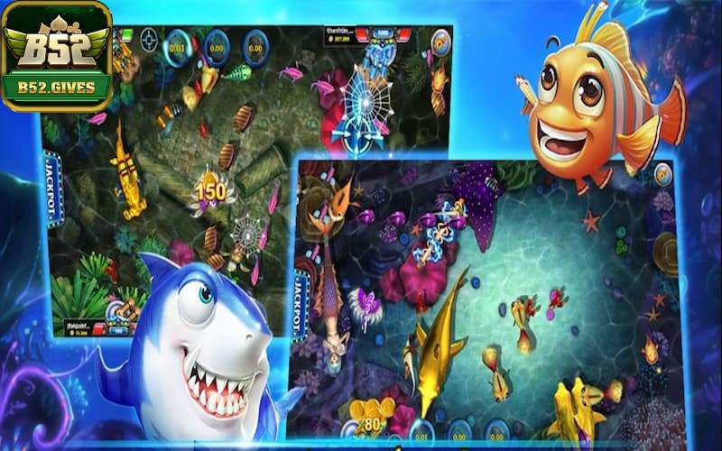 Các loại sinh vật trong game bắn cá B52 CLub vô cùng phong phú