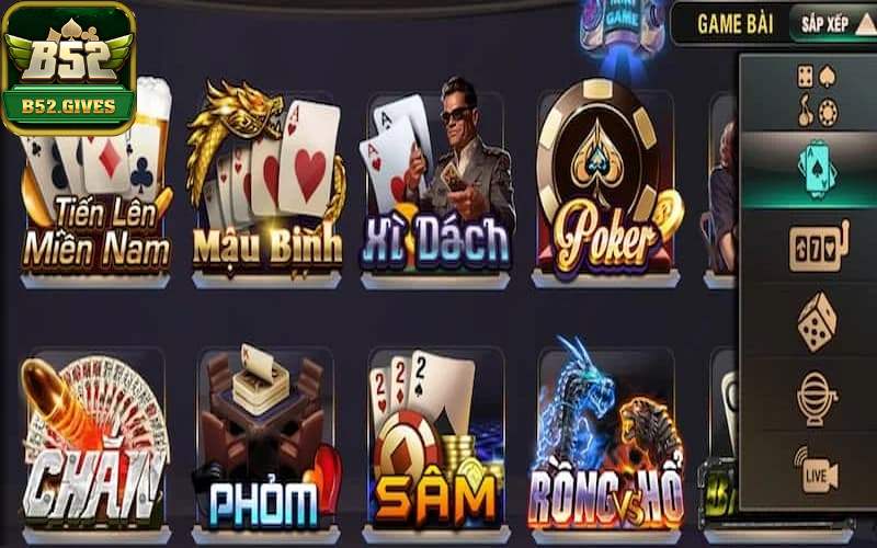 Game bài B52 Club xì dách (Blackjack)