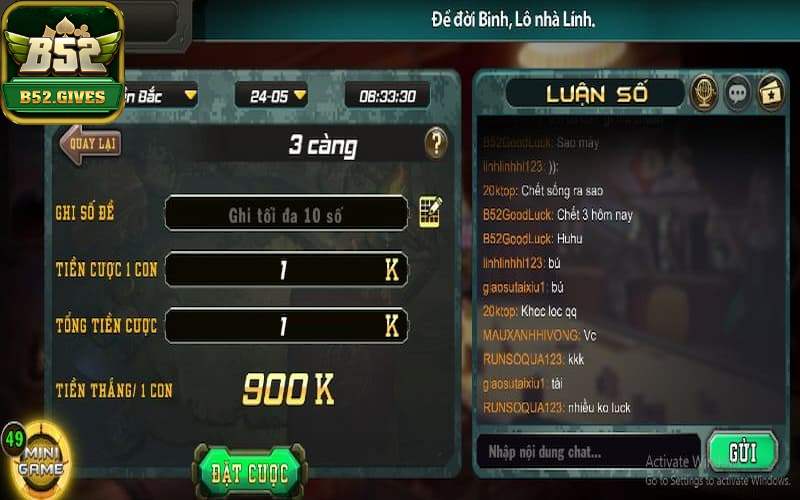 Đánh lô - Lô đề B52 Club